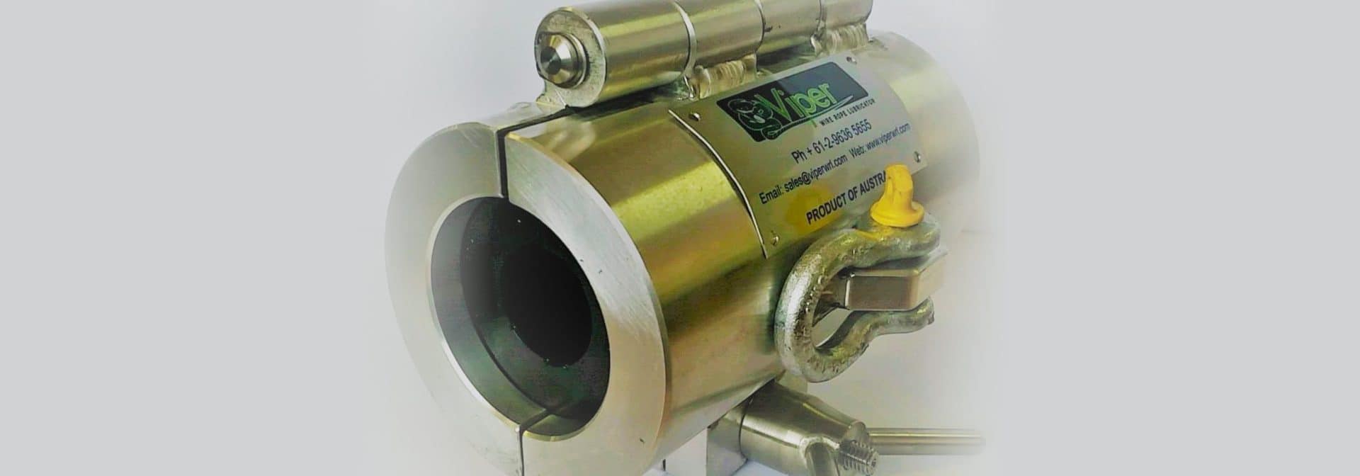 Cleaning wire ropes (VMRCS) Lubrication Equipment